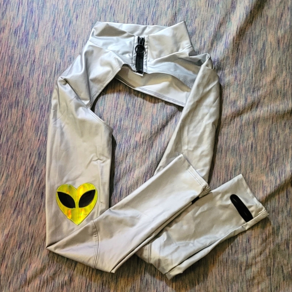 Dolls Kill - Club Exx Orbital Motion Metallic Shrug